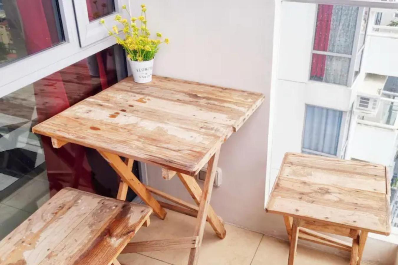 Great View With Balcony In Araneta Center Apartment Манила Екстериор снимка